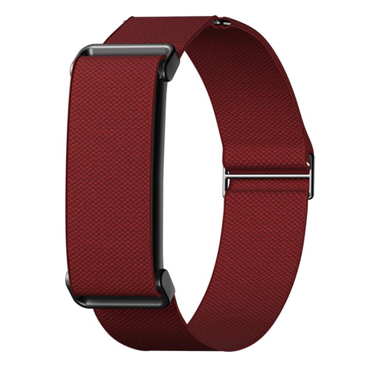 Metal Frame Eight-Shaped Buckle Nylon Elastic Watch Band, For Google Fitbit Air