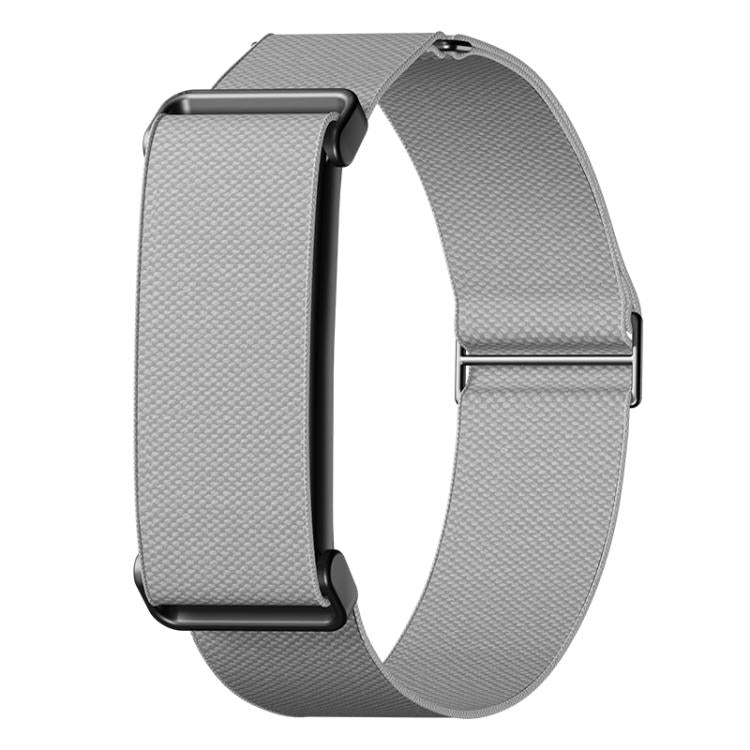Metal Frame Eight-Shaped Buckle Nylon Elastic Watch Band, For Google Fitbit Air