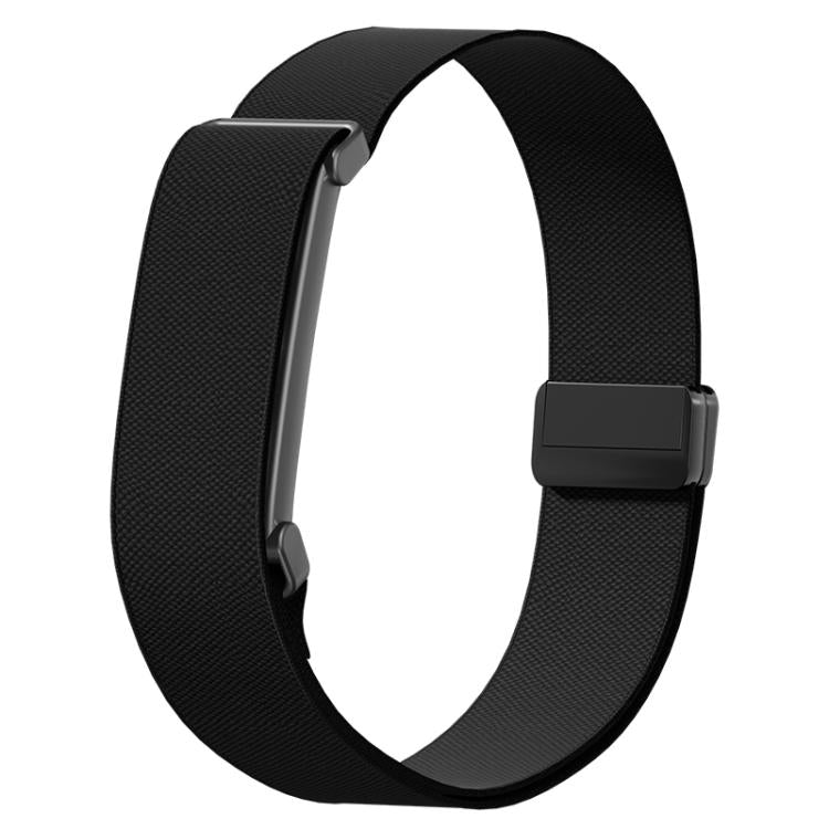 Metal Frame Magnetic Clasp Nylon Elastic Arm Band, For Google Fitbit Air