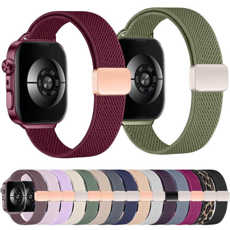 Slim Magnetic Buckle Elastic Nylon Watch Band, For Huawei Watch Fit5 / Fit5 Pro / Fit4