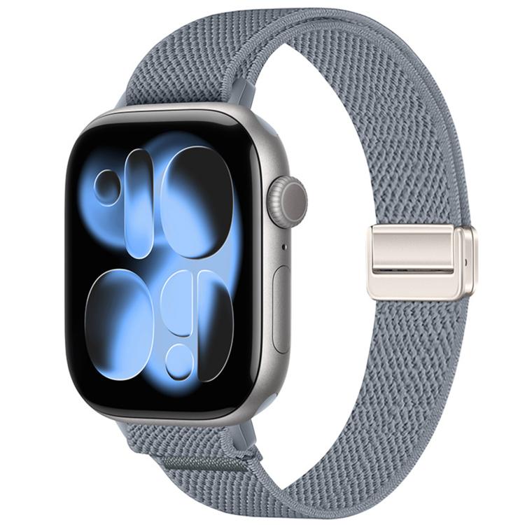 Slim Magnetic Buckle Elastic Nylon Watch Band, For Apple Watch 49mm / 46mm / 45mm / 44mm, For Apple Watch 42mm / 41mm / 40mm / 38mm