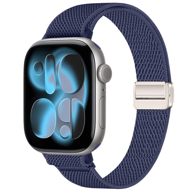 Slim Magnetic Buckle Elastic Nylon Watch Band, For Apple Watch 49mm / 46mm / 45mm / 44mm, For Apple Watch 42mm / 41mm / 40mm / 38mm