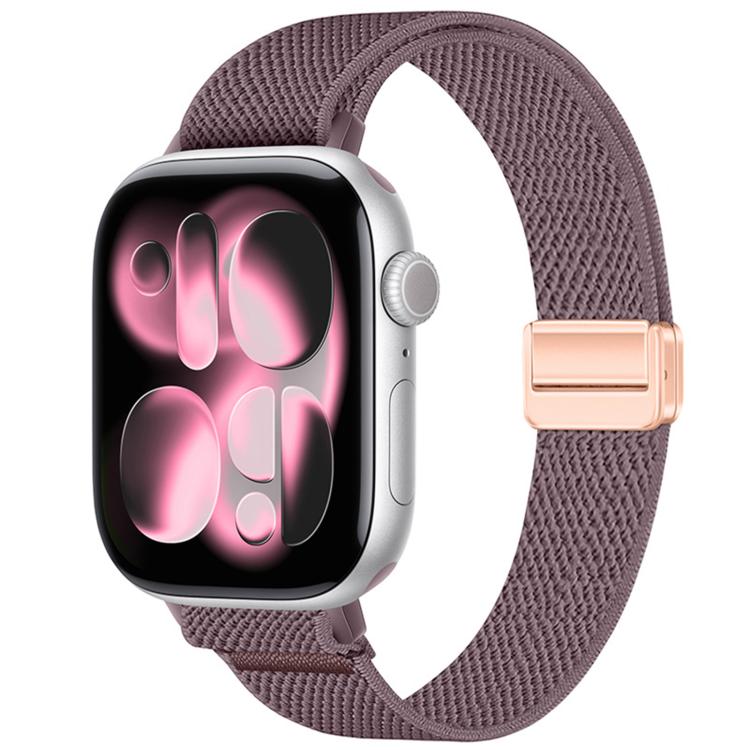 Slim Magnetic Buckle Elastic Nylon Watch Band, For Apple Watch 49mm / 46mm / 45mm / 44mm, For Apple Watch 42mm / 41mm / 40mm / 38mm