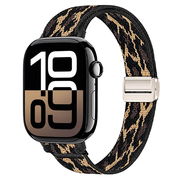 Slim Magnetic Buckle Elastic Nylon Watch Band, For Apple Watch 49mm / 46mm / 45mm / 44mm, For Apple Watch 42mm / 41mm / 40mm / 38mm