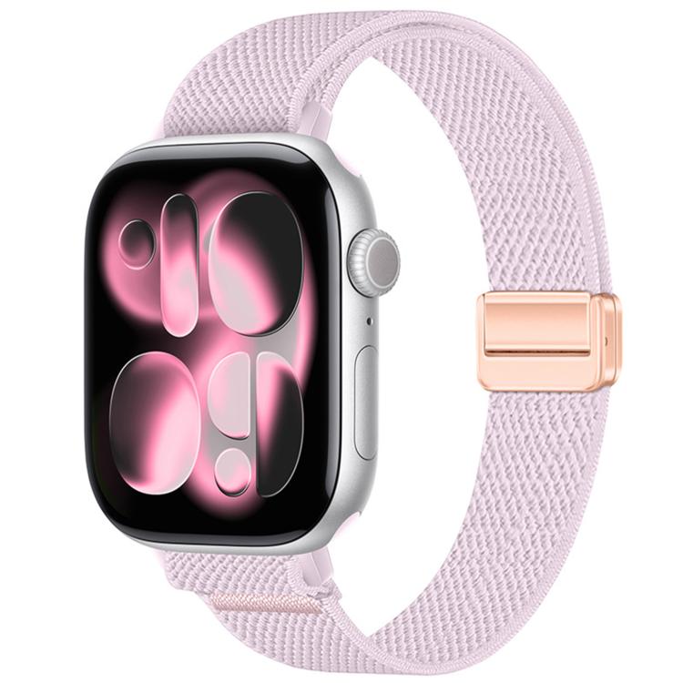 Slim Magnetic Buckle Elastic Nylon Watch Band, For Apple Watch 49mm / 46mm / 45mm / 44mm, For Apple Watch 42mm / 41mm / 40mm / 38mm