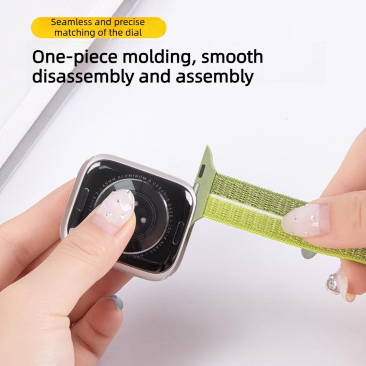 Slim Dual Magnetic Clasp Nylon Loop Watch Band, For Apple Watch 49mm / 46mm / 45mm / 44mm, For Apple Watch 42mm / 41mm / 40mm / 38mm