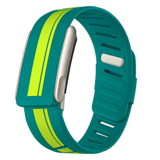 Titanium Bezel Resin Coating Two Color Silicone Watch Band, For WHOOP 5.0