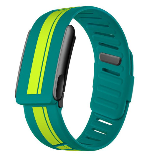 Black Bezel Resin Coating Two Color Silicone Watch Band, For WHOOP 5.0