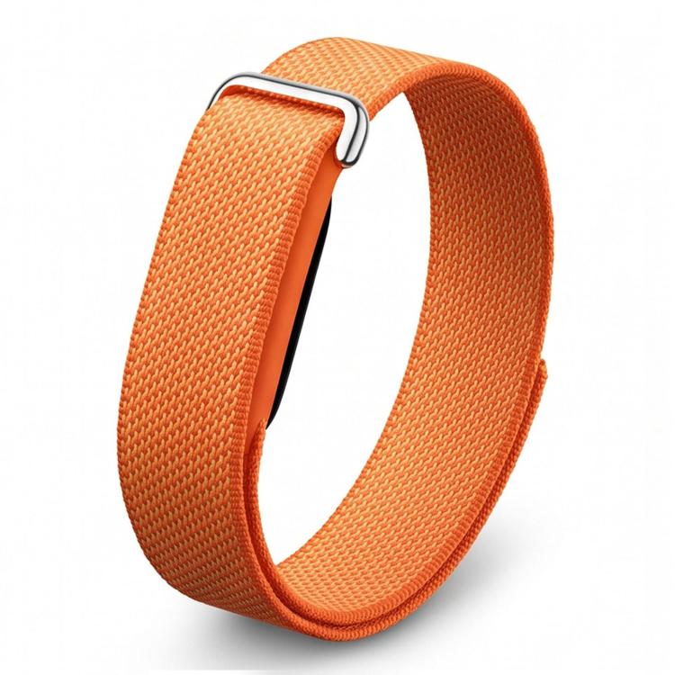 Metal Connector Nylon Loop Hook and Loop Fastener Watch Band, For Google Fitbit Air