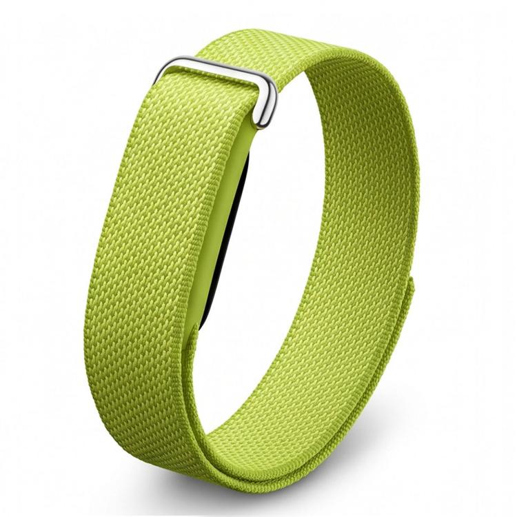 Metal Connector Nylon Loop Hook and Loop Fastener Watch Band, For Google Fitbit Air