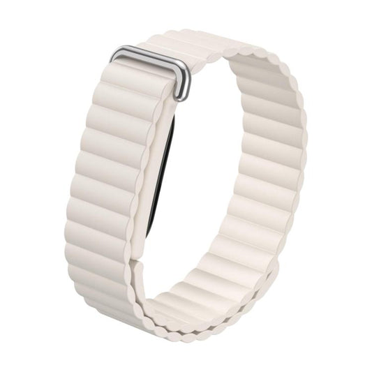 Classic Wave Texture Magnetic Silicone Watch Band, For Google Fitbit Air