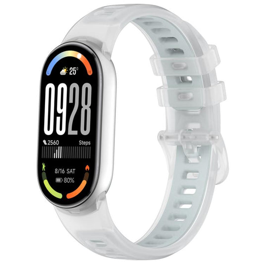 Translucent Jelly Silicone Watch Band, For Xiaomi Smart Band 10 / 9 / 8
