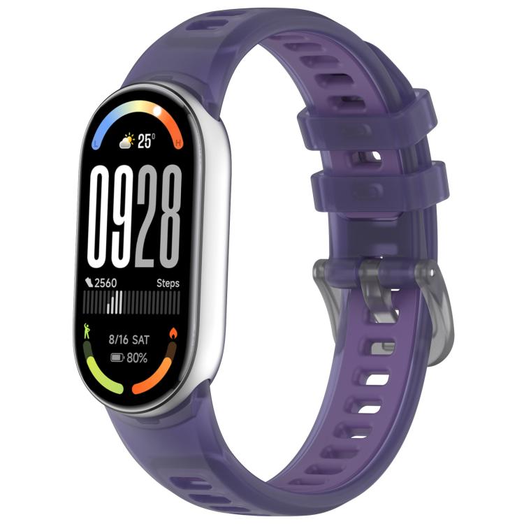 Translucent Jelly Silicone Watch Band, For Xiaomi Smart Band 10 / 9 / 8