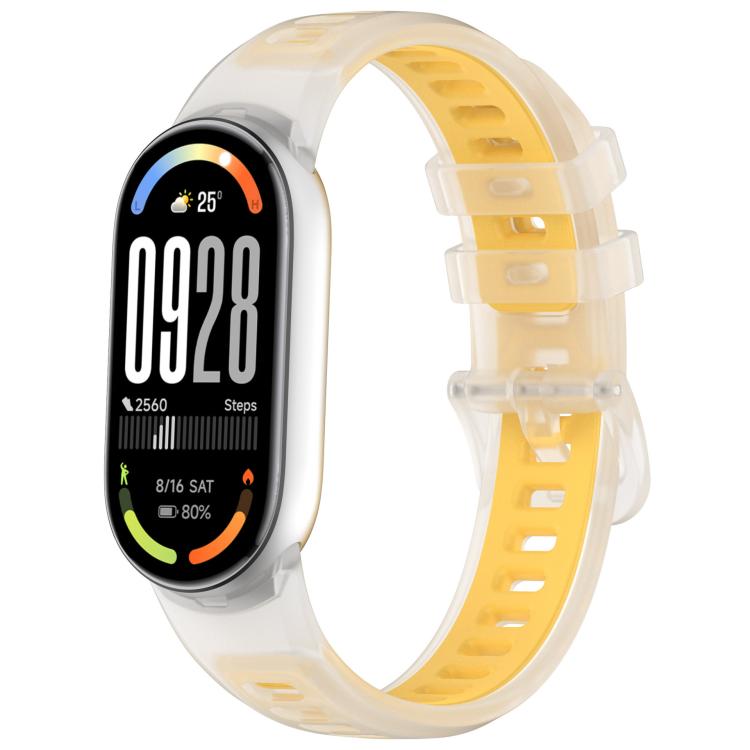 Translucent Jelly Silicone Watch Band, For Xiaomi Smart Band 10 / 9 / 8