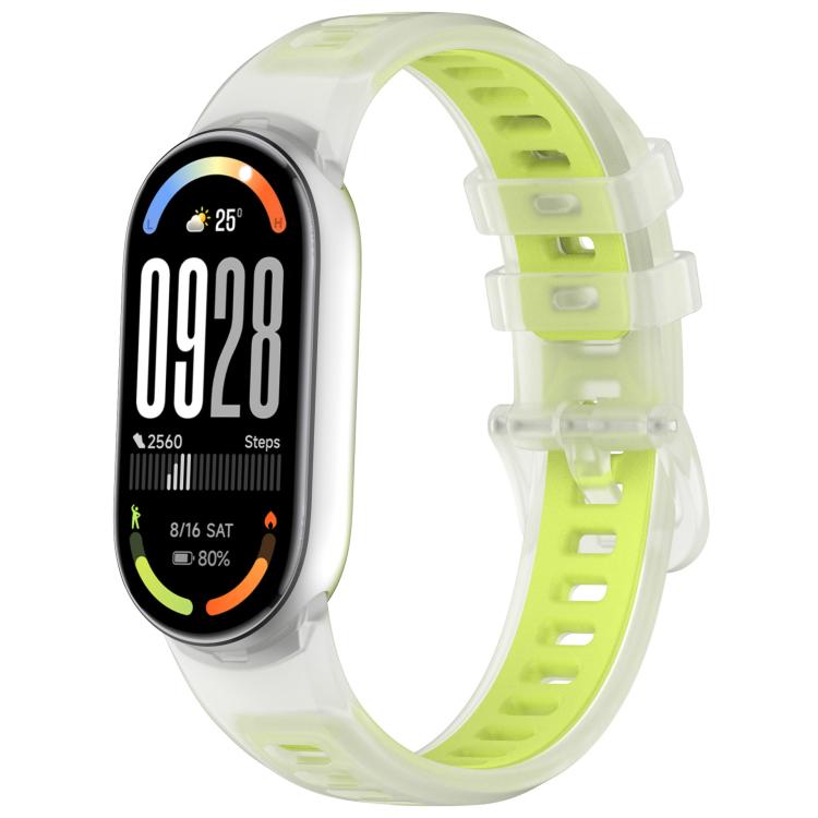 Translucent Jelly Silicone Watch Band, For Xiaomi Smart Band 10 / 9 / 8