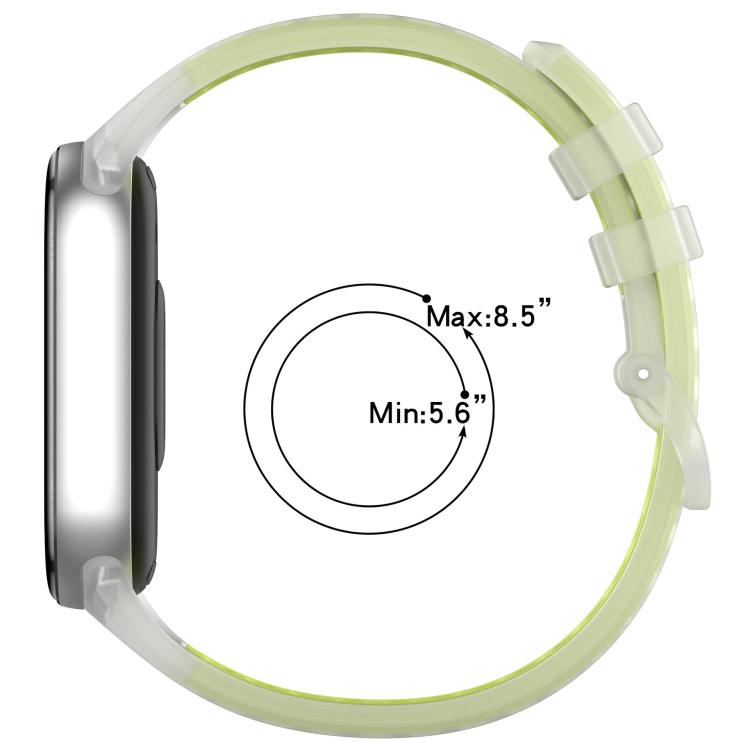 Translucent Jelly Silicone Watch Band, For Xiaomi Smart Band 10 / 9 / 8