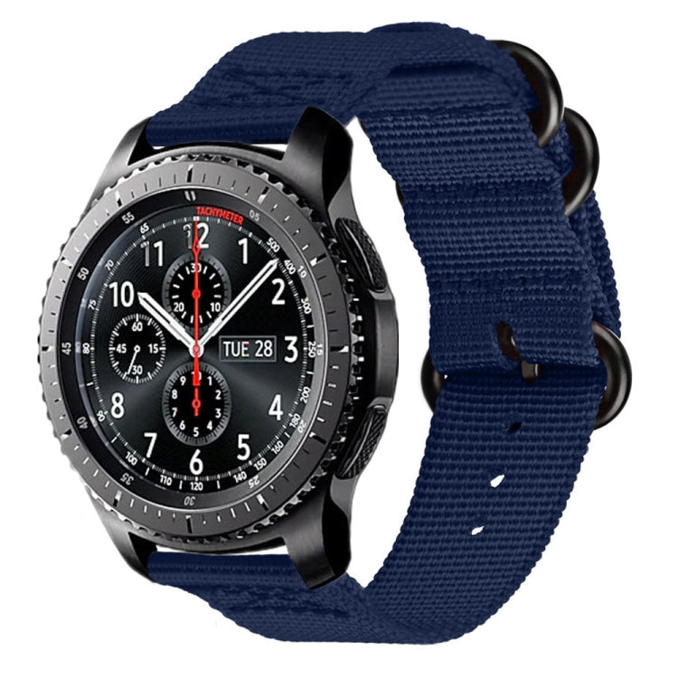 For Samsung Galaxy Watch Active 20mm S3 Nylon Three-ring Strap, For Samsung Galaxy Watch Active 2 20mm / Gear S3