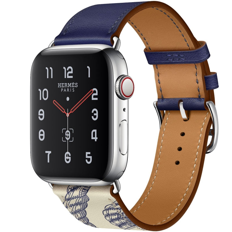 For Apple Watch 3 / 2 / 1 Generation 38mm Universal Silk Screen Psingle-ring Watchband