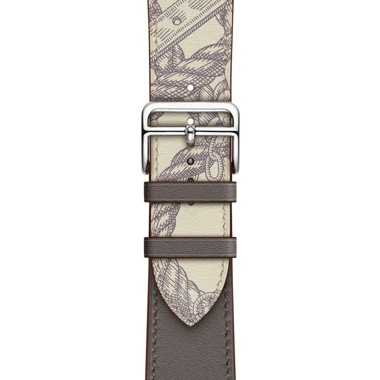For Apple Watch 3 / 2 / 1 Generation 38mm Universal Silk Screen Psingle-ring Watchband