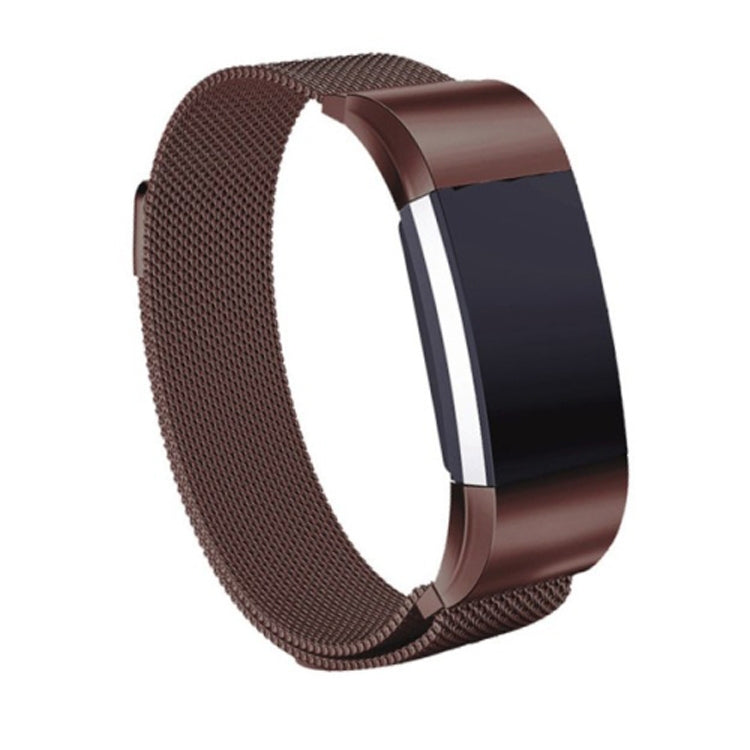 Stainless Steel Magnet Wrist Strap for FITBIT Charge 4， Large Size: 210x18mm, Size：210x18mm
