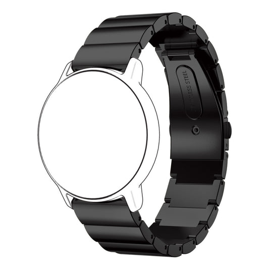 22mm For Huawei Watch GT2e GT2 46mm A Flat Buckle Stainless Steel Strap