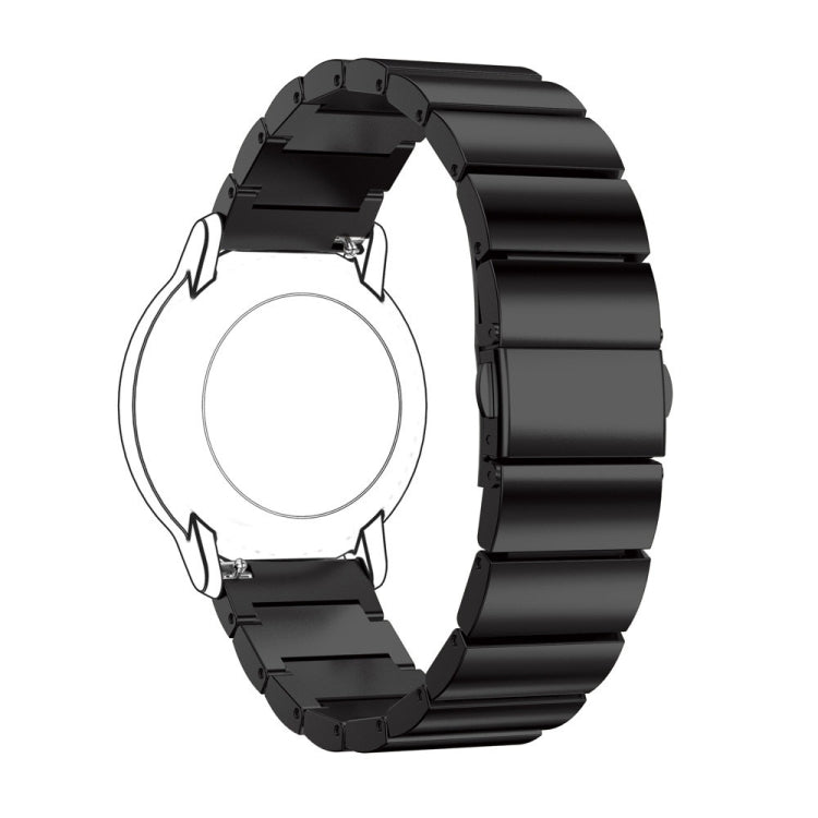 22mm For Huawei Watch GT2e GT2 46mm A Flat Buckle Stainless Steel Strap
