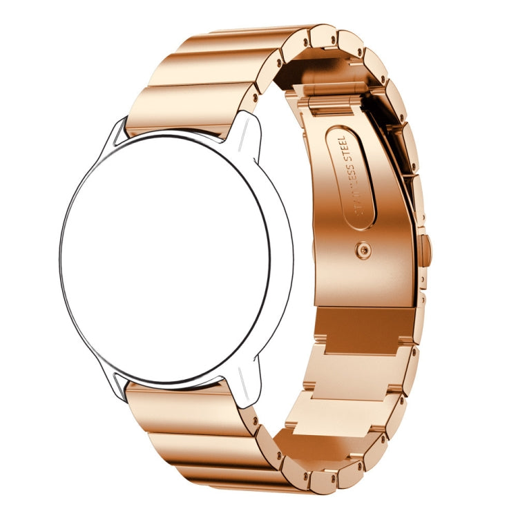 22mm For Huawei Watch GT2e GT2 46mm A Flat Buckle Stainless Steel Strap