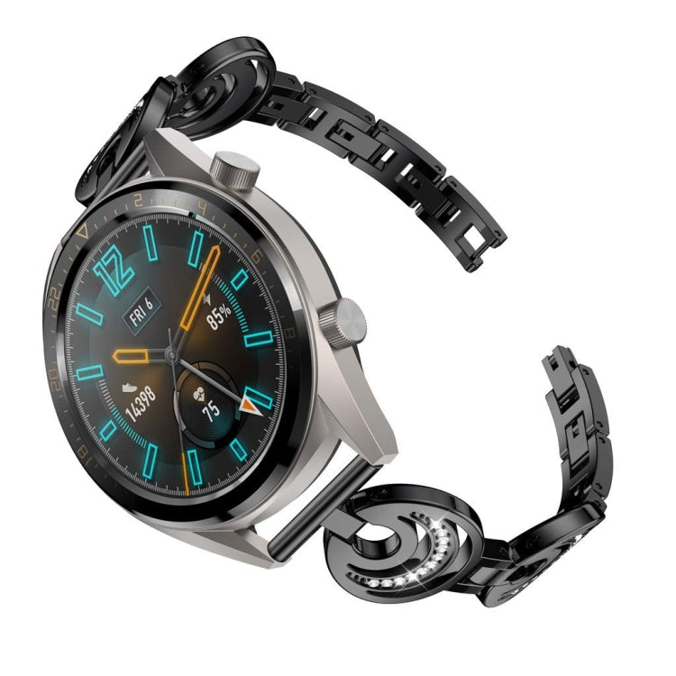 22mm For Huawei Watch GT2e GT2 46mm Sun Moon Star Aluminum Alloy Strap