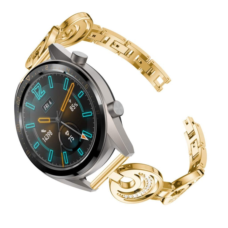22mm For Huawei Watch GT2e GT2 46mm Sun Moon Star Aluminum Alloy Strap