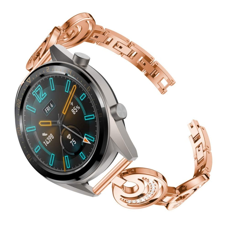 22mm For Huawei Watch GT2e GT2 46mm Sun Moon Star Aluminum Alloy Strap