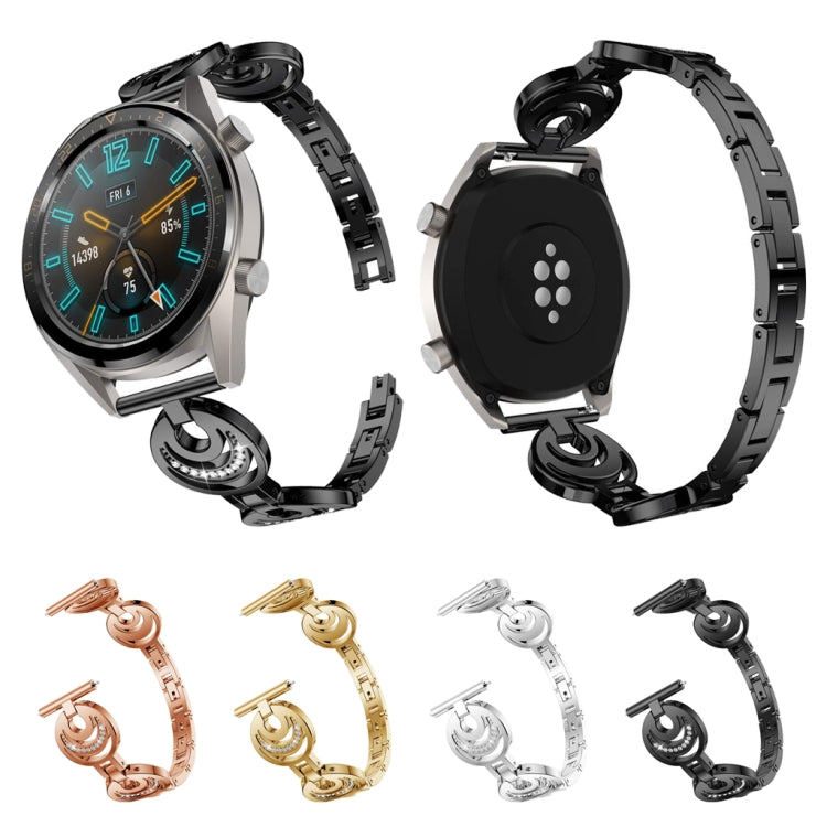 22mm For Huawei Watch GT2e GT2 46mm Sun Moon Star Aluminum Alloy Strap
