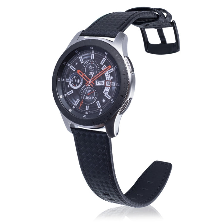22mm For Huawei Watch GT2e GT2 46mm Carbon fiber leather strap