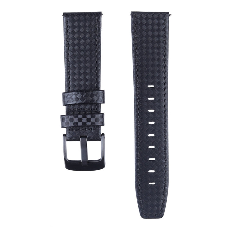 22mm For Huawei Watch GT2e GT2 46mm Carbon fiber leather strap