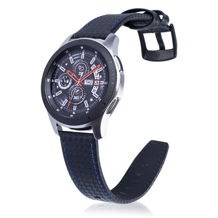 22mm For Huawei Watch GT2e GT2 46mm Carbon fiber leather strap