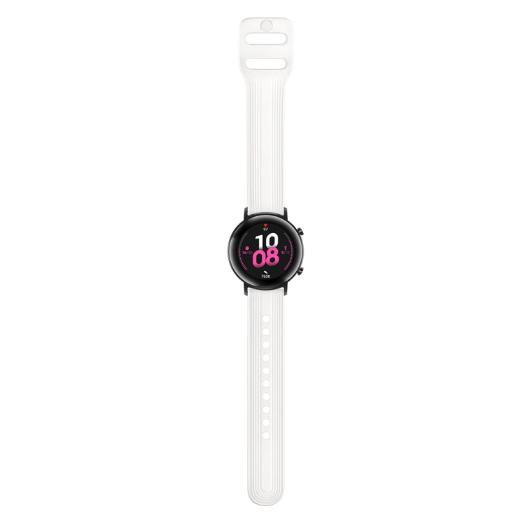 20mm For  Huawei Watch GT2 42mm / Galaxy Watch Active 2 / Huami GTS/GTR 42MM Silicone Strap with Japanese Buckle
