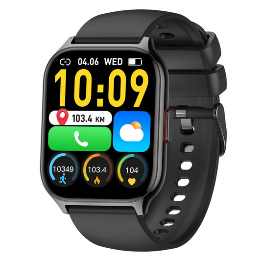 Blood Oxygen / Sleep / Heart Rate Health Monitoring Smart Watch Square Sports Watch, Black, Pink, Silver Gray
