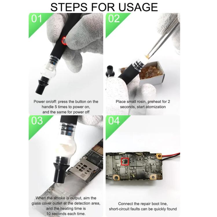 RELIFE Cell Phone Repair Rosin Fogging Pen Motherboard Short Circuit Detection No Soldering Iron Flux Fogging