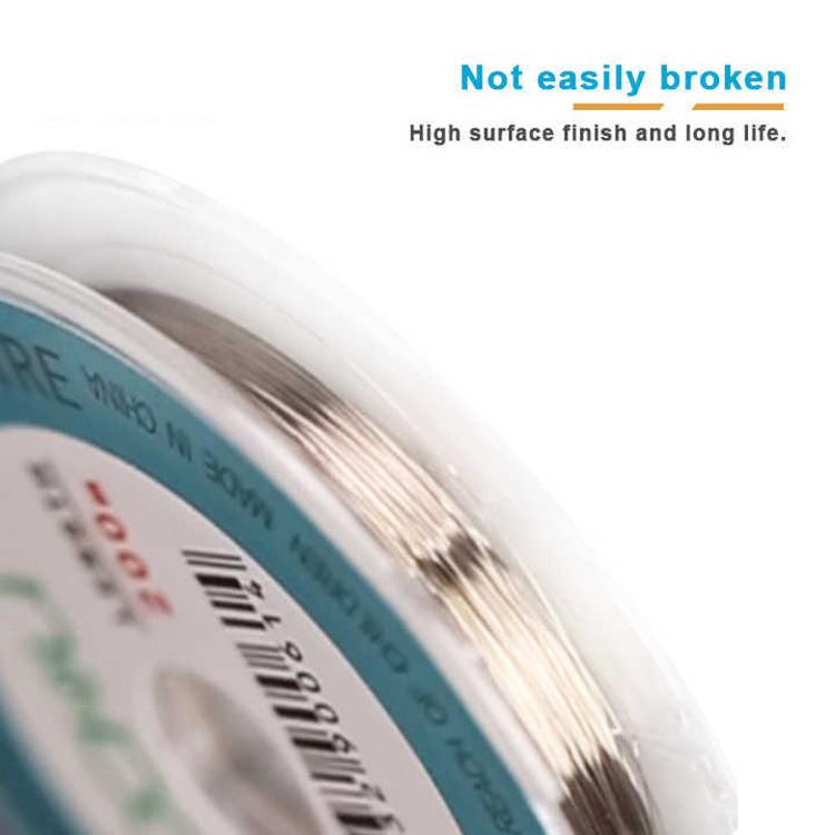 200m/329ft Carbon Steel Screen Separator Cutting Wire for Smartphone & Tablet LCD Screen Repair, BAKU 0.03mm, BAKU 0.04mm, BAKU 0.05mm, BAKU 0.06mm, BAKU 0.08mm