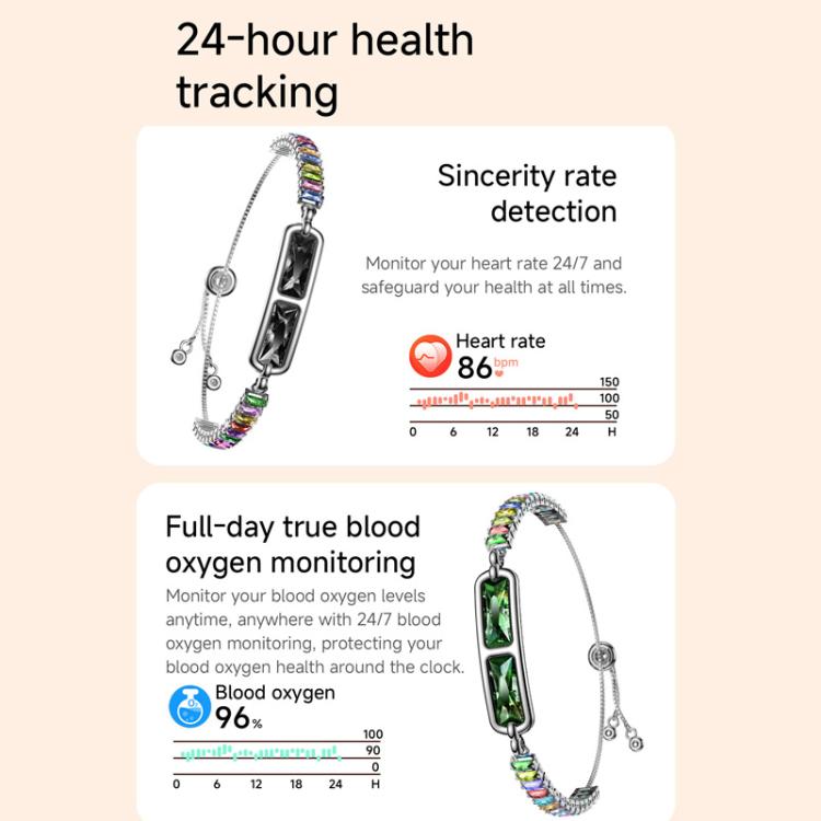 Smart Screenless Bracelet With Heart Rate Monitor Pedometer Sleep Tracker Wristband For Men & Women