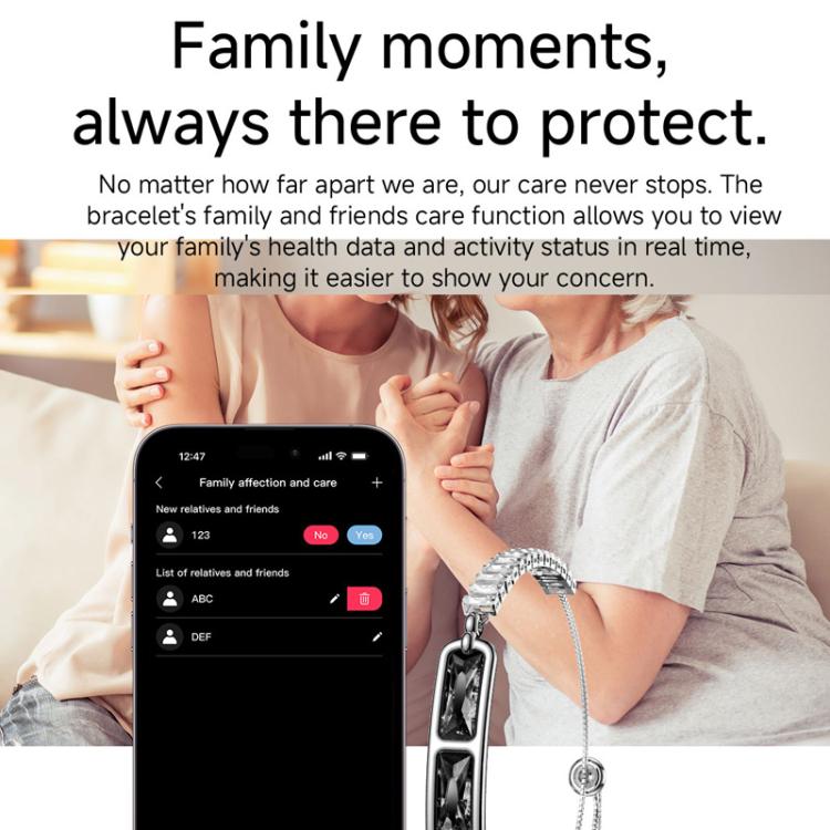 Smart Screenless Bracelet With Heart Rate Monitor Pedometer Sleep Tracker Wristband For Men & Women