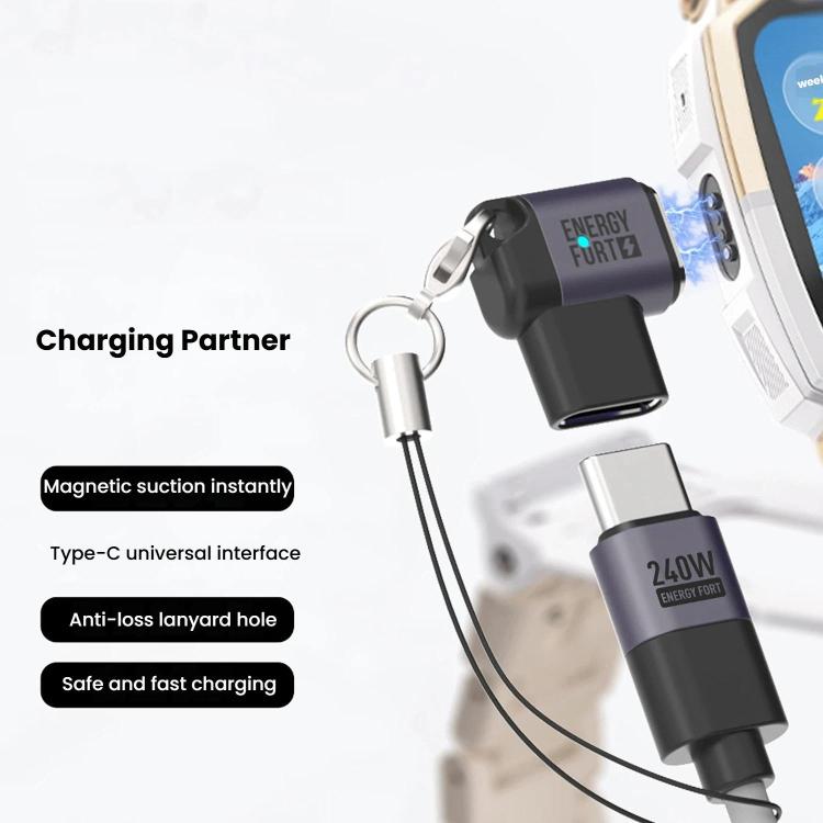 Smartwatch Type-C Charging Adapter, For Imoo Watch Phone Z6A / Z6S / Z6Pro / Z7 / Z7A / Z7S / Z8 / Z8A / Z9 / Z10
