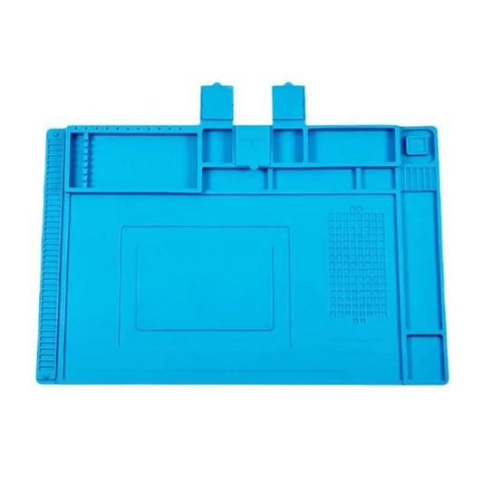 Magnetic Silicone Soldering Mat Heat Resistant Work Mat for Electronics Repair  17.7 x 11.8 Inch