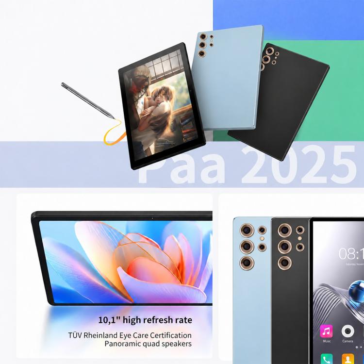 BDF H39 10.1 inch 4G LTE Tablet PC, 6GB+128GB, Android 10 MTK6750 Octa Core, Support Dual SIM, US Plug, 8GB+256GB, US Plug