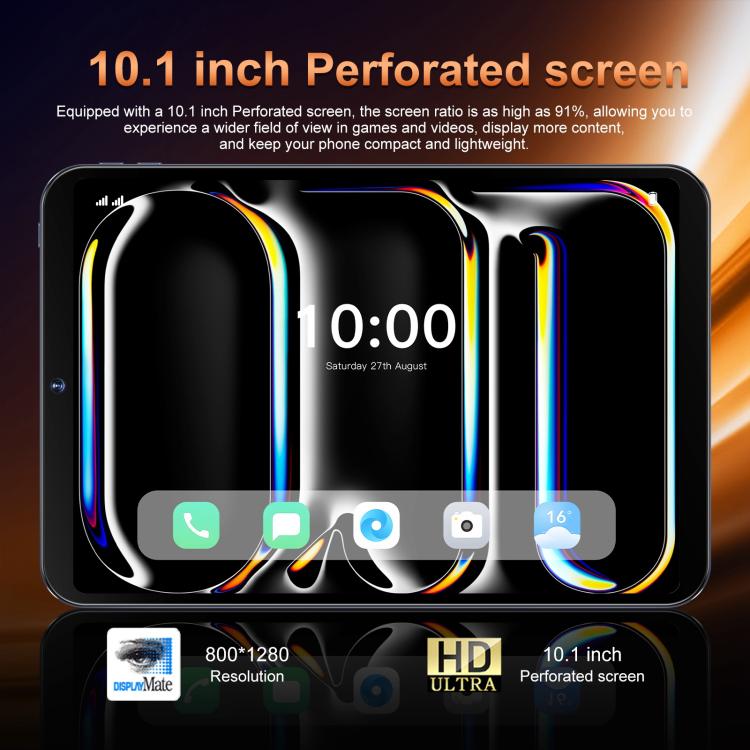 Pab 17 Pro 10.1 inch 4G LTE Tablet PC, 4GB+64GB, Android 10 MTK6755 Octa Core, US Plug, US Plug