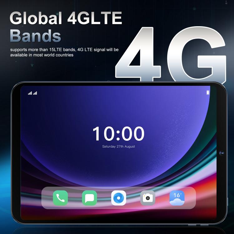 Tab 26 Ultra 10.1 inch 4G LTE Tablet PC, 4GB+64GB, Android 10 MTK6755 Octa Core, AU Plug, AU Plug