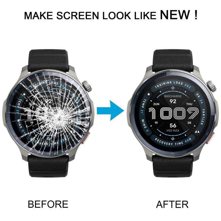 For Amazfit Balance 2 Original Sapphire Material Front Screen Outer Glass Lens, For Amazfit Balance 2(Original)